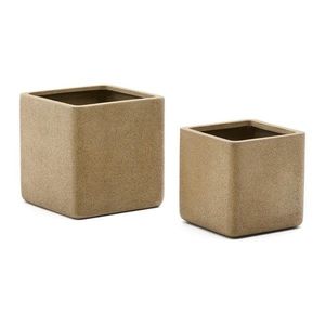 Obaly na kvetináče v súprave 2 ks z umelého kameňa Minoa – Kave Home vyobraziť