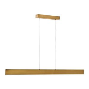 LED závesné svietidlo v zlatej farbe s kovovým tienidlom Boadella – Kave Home vyobraziť