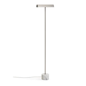 Stojacia lampa v striebornej farbe (výška 121 cm) Lynor – Kave Home vyobraziť