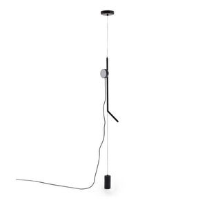 Čierna LED stojacia lampa so stmievačom (výška 339 cm) Orey – Kave Home vyobraziť