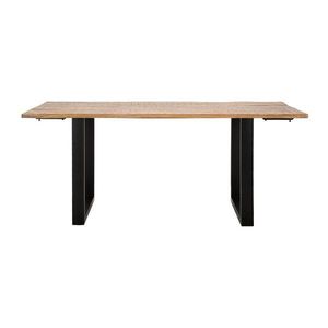 Rozkladací jedálenský stôl s prídavnou doskou s doskou z mangového dreva 90x180 cm Edge – Mauro Ferretti vyobraziť
