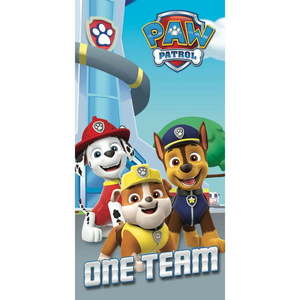 Bavlnená detská osuška 70x140 cm Paw Patrol – Jerry Fabrics vyobraziť