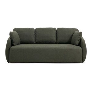 Tmavozelená ženilková rozkladacia pohovka 218 cm Laira – Kave Home vyobraziť