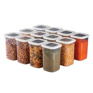 Plastové dózy v súprave 12 ks na potraviny – Hermia vyobraziť