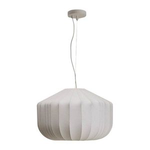 Biele stropné svietidlo s textilným tienidlom ø 51 cm Somar – Kave Home vyobraziť