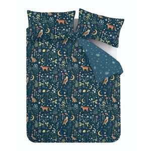 Tmavomodré obliečky na dvojlôžko 200x200 cm Enchanted Twilight - Catherine Lansfield vyobraziť