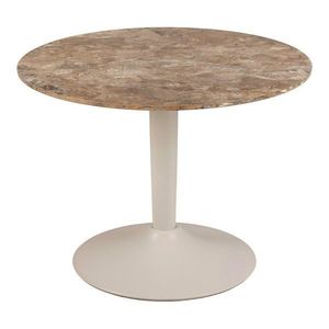 Hnedý okrúhly konferenčný stolík s keramickou doskou ø 60 cm Malta – Actona vyobraziť
