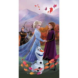 Bavlnená detská osuška 70x140 cm Frozen "Wind" – Jerry Fabrics vyobraziť