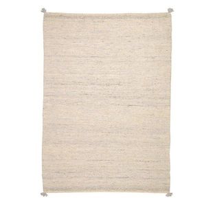 Krémovobiely koberec s prímesou vlny 160x230 cm Carime – Kave Home vyobraziť