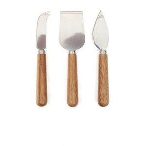Nože v súprave 3 ks na syr z nehrdzavejúcej ocele Nukha – Kave Home vyobraziť
