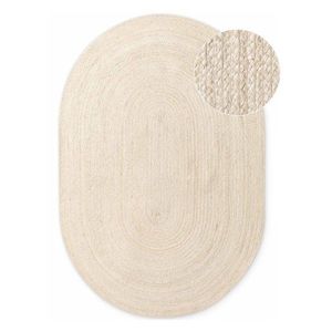 Obojstranný/ručne tkaný jutový koberec v svetlo prírodnej farbe 160x230 cm Braided – Hanse Home vyobraziť