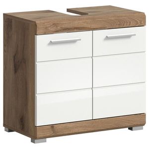 MID.YOU SKRINKA POD UMÝVADLO, biela s vysokým leskom, 60/56/34 cm vyobraziť