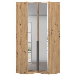 Rauch Möbel ROHOVÁ ŠATNÍKOVÁ SKRIŇA, strieborná, tmavosivá, dub artisan, 100/229/102 cm vyobraziť