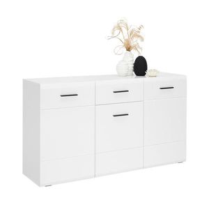 Hom`in ŠIROKÁ KOMODA, antracitová, biela, 150/84, 6/41, 6 cm vyobraziť