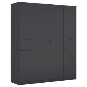 Rauch Möbel SKRIŇA S OTOČNÝMI DVERAMI, sivá, 181/210/54 cm vyobraziť