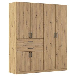 Rauch Möbel SKRIŇA S OTOČNÝMI DVERAMI, dub artisan, 180/210/54 cm vyobraziť