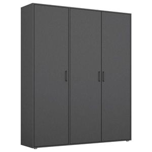 Rauch Möbel SKRIŇA S OTOČNÝMI DVERAMI, sivá, 140/194/53 cm vyobraziť