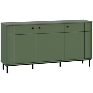 Carryhome ŠIROKÁ KOMODA, zelená, 160, 2/81, 8/37 cm vyobraziť