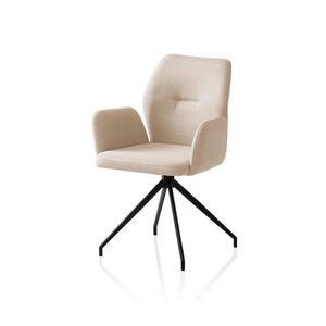 Livetastic STOLIČKA S PODRÚČKAMI, tkaná textília, béžová vyobraziť