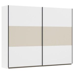 Rauch Möbel ŠAT. SKRIŇA S POSUV. DVERAMI, biela, šampanská, 261/210/59 cm vyobraziť