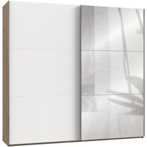 MID.YOU ŠAT. SKRIŇA S POSUV. DVERAMI, číra, biela, farba duba, 250/236/65 cm vyobraziť