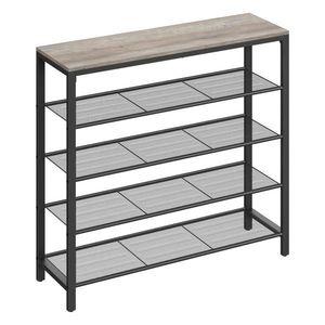 Boxxx REGÁL NA TOPÁNKY, čierna, sivobéžová, 100/92, 5/30 cm vyobraziť