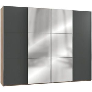 MID.YOU ŠAT. SKRIŇA S POSUV. DVERAMI, grafitová, farba duba, 300/236/65 cm vyobraziť