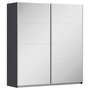 Rauch Möbel ŠAT. SKRIŇA S POSUV. DVERAMI, grafitová, strieborná, 181/197/61 cm vyobraziť