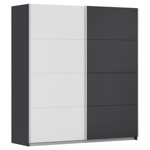 Rauch Möbel ŠAT. SKRIŇA S POSUV. DVERAMI, grafitová, biela, 181/197/61 cm vyobraziť