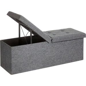 ÚLOŽNÝ BOX NA SEDENIE, textil, kompozitné drevo, 110/38/38 cm vyobraziť