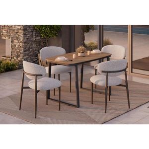 Ambia Garden ZÁHRADNÝ STÔL, kov, plast, 120/74/70 cm vyobraziť