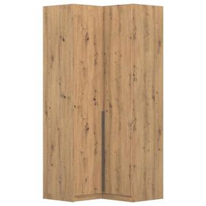 Rauch Möbel ROHOVÁ ŠATNÍKOVÁ SKRIŇA, tmavosivá, dub artisan, 100/229/102 cm vyobraziť