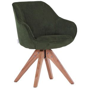 Hom`in STOLIČKA S PODRÚČKAMI, kord, olivovozelená vyobraziť