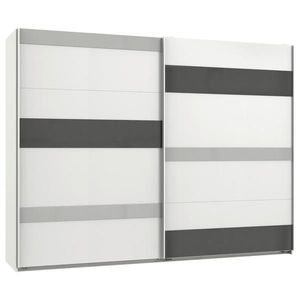 MID.YOU ŠAT. SKRIŇA S POSUV. DVERAMI, sivá, biela, svetlosivá, 270/210/65 cm vyobraziť