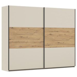 Rauch Möbel ŠAT. SKRIŇA S POSUV. DVERAMI, šampanská, dub artisan, 261/210/59 cm vyobraziť