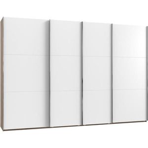 MID.YOU ŠAT. SKRIŇA S POSUV. DVERAMI, biela, farba duba, hliníková, 350/236/65 cm vyobraziť