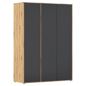 Rauch Möbel SKRIŇA S OTOČNÝMI DVERAMI, sivá, dub artisan, 140/194/53 cm vyobraziť