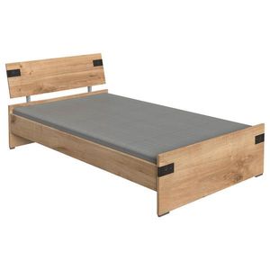 MID.YOU POSTEĽ, 120/200 cm grafitová, farba duba vyobraziť