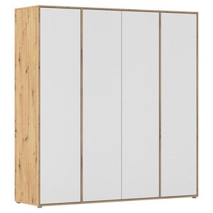 Rauch Möbel SKRIŇA S OTOČNÝMI DVERAMI, biela, dub artisan, 187/194/53 cm vyobraziť