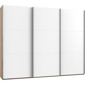 MID.YOU ŠAT. SKRIŇA S POSUV. DVERAMI, biela, farba duba, hliníková, 300/236/65 cm vyobraziť