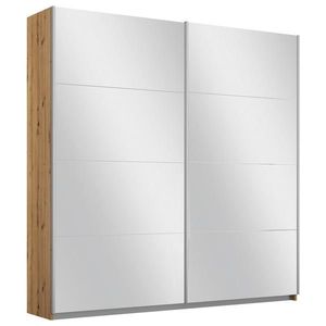 Rauch Möbel ŠAT. SKRIŇA S POSUV. DVERAMI, strieborná, dub artisan, 181/197/61 cm vyobraziť