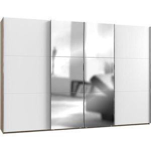 MID.YOU ŠAT. SKRIŇA S POSUV. DVERAMI, číra, biela, farba duba, 350/236/65 cm vyobraziť