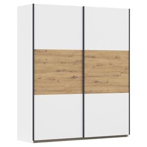 Rauch Möbel ŠAT. SKRIŇA S POSUV. DVERAMI, biela, dub artisan, 175/210/59 cm vyobraziť