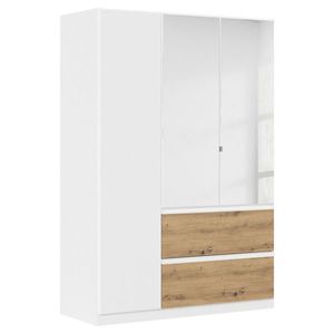 Rauch Möbel SKRIŇA S OTOČNÝMI DVERAMI, biela, dub artisan, 136/197/54 cm vyobraziť