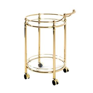 SERVÍROVACÍ VOZÍK, mosadzná, 59/79/49 cm vyobraziť