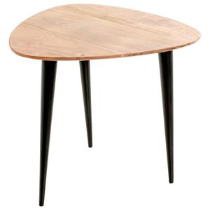 PRÍRUČNÝ STOLÍK, akácia, čierna, farba akácie vyobraziť