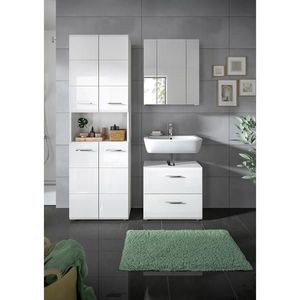 MID.YOU KÚPEĽŇA biela s vysokým leskom vyobraziť