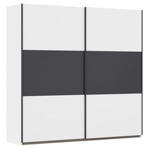 Rauch Möbel ŠAT. SKRIŇA S POSUV. DVERAMI, sivá, biela, 218/210/59 cm vyobraziť