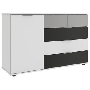 MID.YOU KOMODA, sivá, biela, svetlosivá, vyobraziť