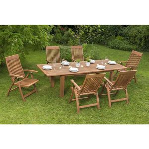 Gardenson ZÁHRADNÝ STÔL, drevo, 180-260/100/75 cm vyobraziť